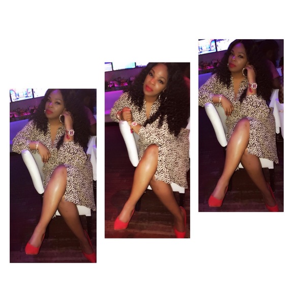 Exclusive Leopard bloom sleeve dress 🔥🥰 - Picture 1 of 3